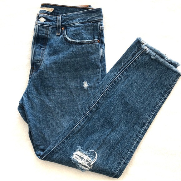 LEVI'S Wedgie Icon Fit High Waist Straight Leg Jeans Size 29 - Picture 2 of 8